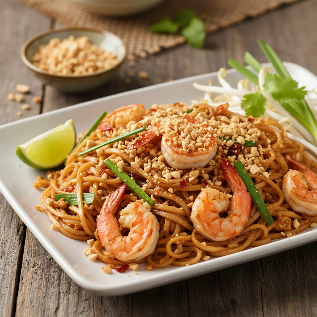 ผัดไทย เมนูไทยยอดนิยม อร่อยง่ายทำที่บ้าน