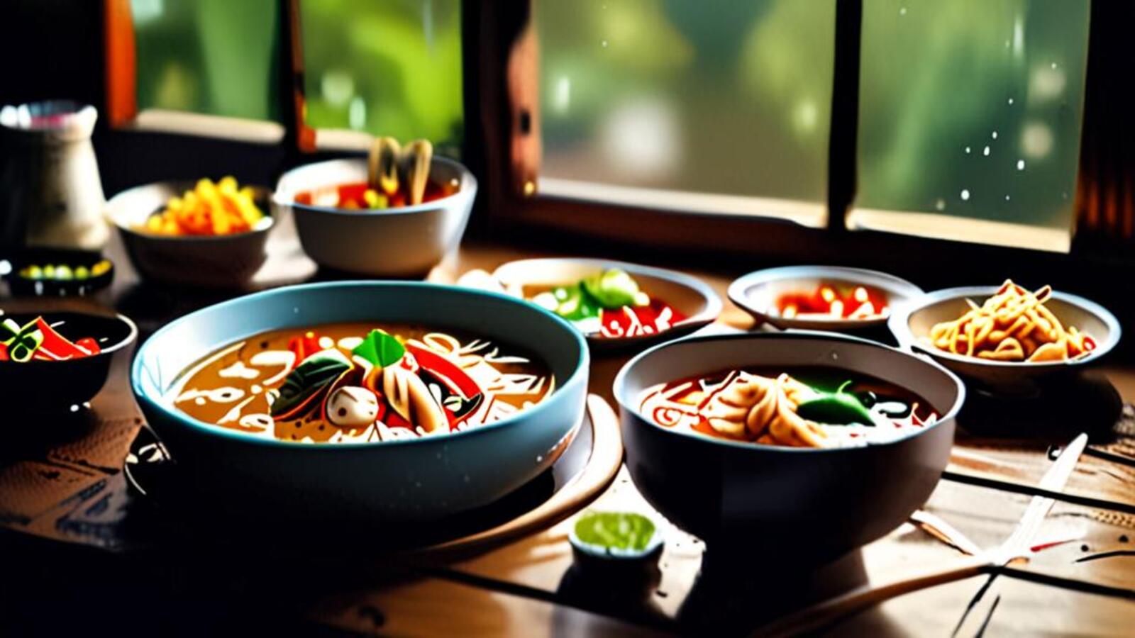 อาหารไทย comfort food หน้าฝน สั่ง delivery ง่ายๆ ที่บ้าน