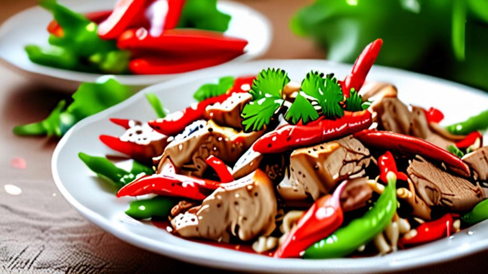 ผัดพริกหน้าจอด อาหารไทยรสจัดที่คนไทยรู้จักกันดี